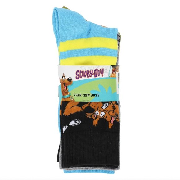NWT Scooby Doo and Gang Men's 5 Pair Crew Socks - Picture 7 of 8